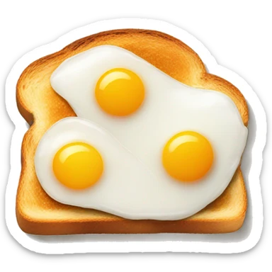 eggs on toast sticker