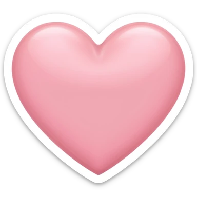 soft pink heart coquette  sticker