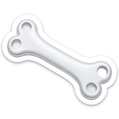 squeaking dog bone sticker