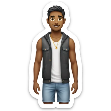 skinny indian frat boy sticker