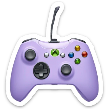 Pastel purple Xbox controller sticker