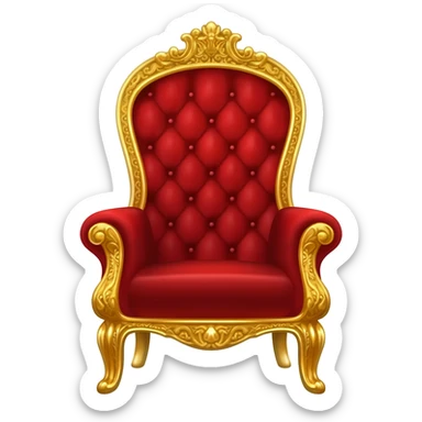 red throne sticker
