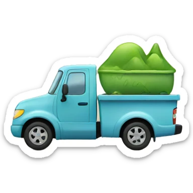 Ev truck ride sticker