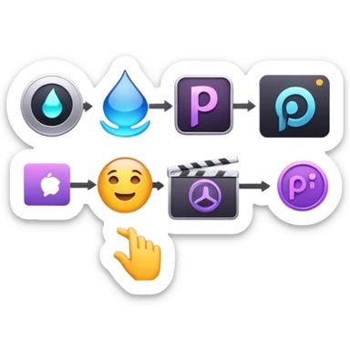 time line of premier pro  sticker