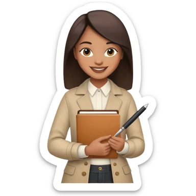 Fashion designer sticker