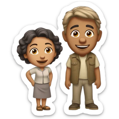 gloria melman and alex from madagascard sticker