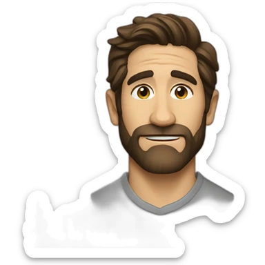 jake gyllenhaal wearing shirt sticker