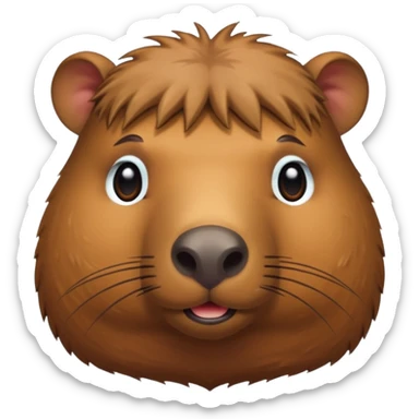 Do a capybara emoji sticker