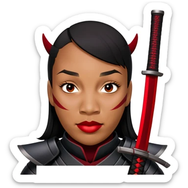 Shadow Samurai sticker
