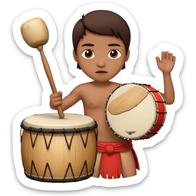 beating my beat sticker