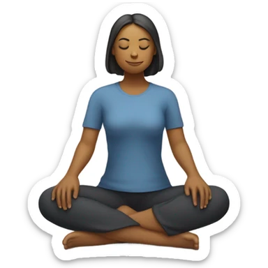 Meditation  sticker