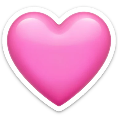 Make a pink heart with the name ‘Evelya’ in the middle of the heart  sticker