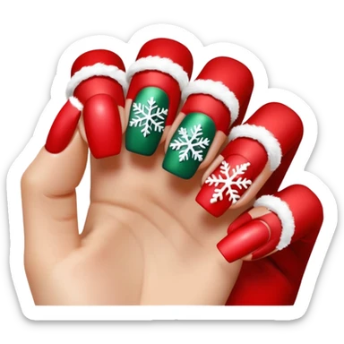 xmas nail art sticker