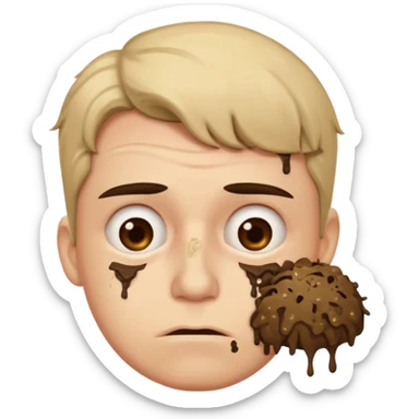 accountant covered in shit sticker