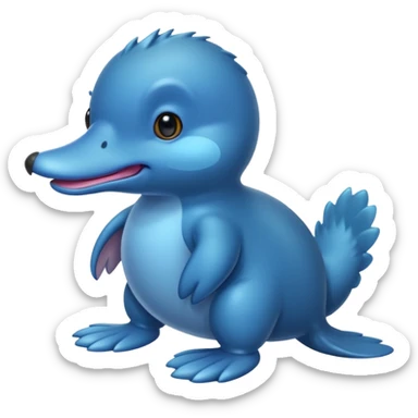 BLUE PLATYPUS  sticker