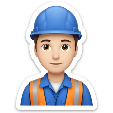 AIRPORT ENGINEER WITHOUT SAFETY HELMET sticker