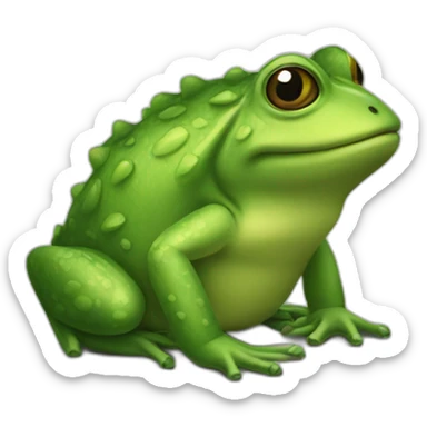 sapo asombrado sticker