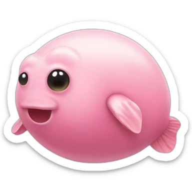 Blobfish hotline sticker