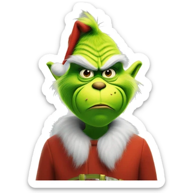 Grinch sticker