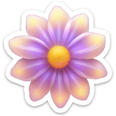 flower from heaven sticker