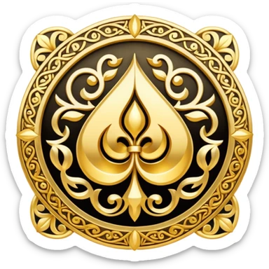 The Iranian symbol of Forohar sticker