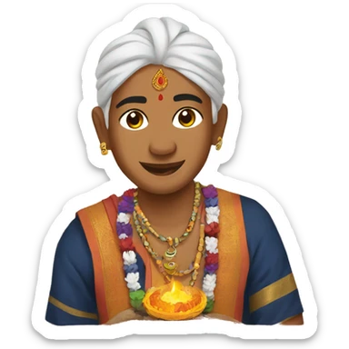 tihar in nepal sticker