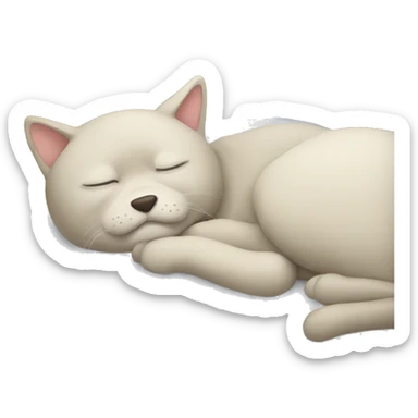 Sleeping sticker