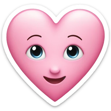 Heart pink pastel  sticker