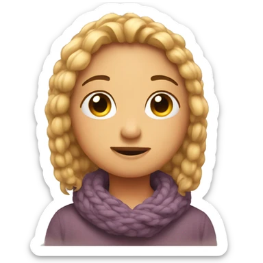 Cozy cute emojis  sticker