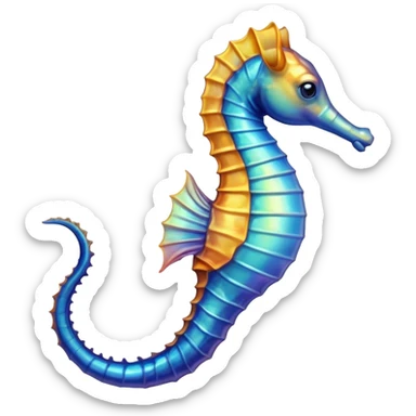 Морской конёк sticker