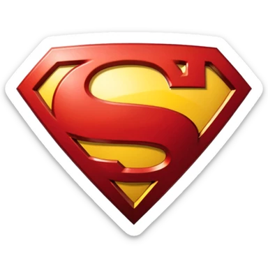Símbolo de Superman "S" de la nueva película de James Gunn  sticker