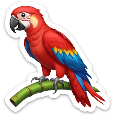 Red ara sticker