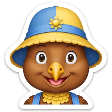 turkey ukraine flag sticker