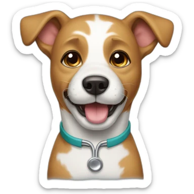 A dentist’s dog sticker