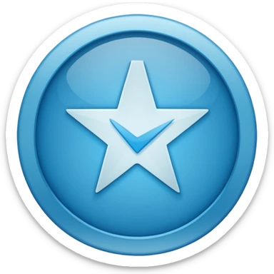 Create telegram blue check mark sticker