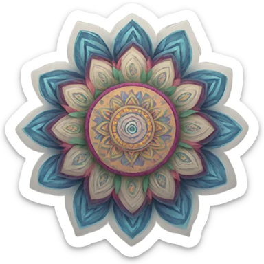 Mandala sticker