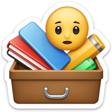 Materials wait for the end sticker