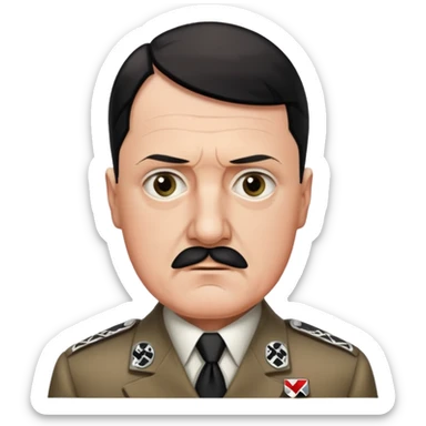 Adolph Hitler nazi sticker