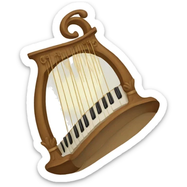 lyre sticker