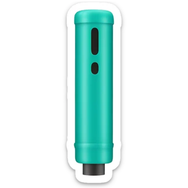 Teal colored vape stick  sticker