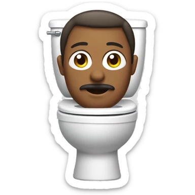 Skibidi toilet sticker
