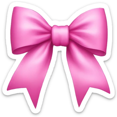 Bow pink  sticker