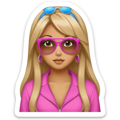 Aesthetic Gyaru Summer Girl sticker