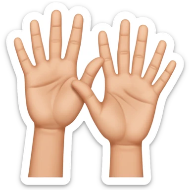 Gestures for the deaf and dumb sticker