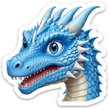 Viserion from Games of throne character face only front face sticker