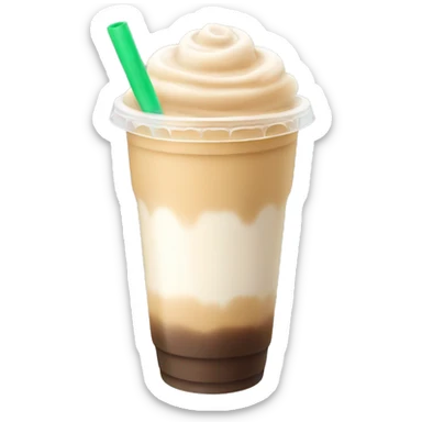 Milk tea with boba sticker