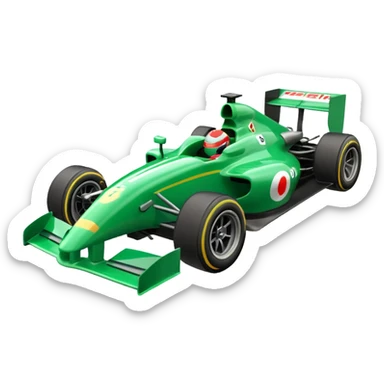 formula 1 green sticker