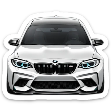 bmw m2 competition f87 forward panoramic sticker