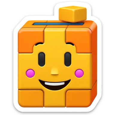 Numberblock 75 sticker