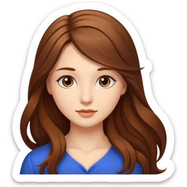 A beautiful woman. (There's a question mark.) sticker